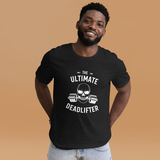 Unisex t-shirt Ultimate Deadlifter White print