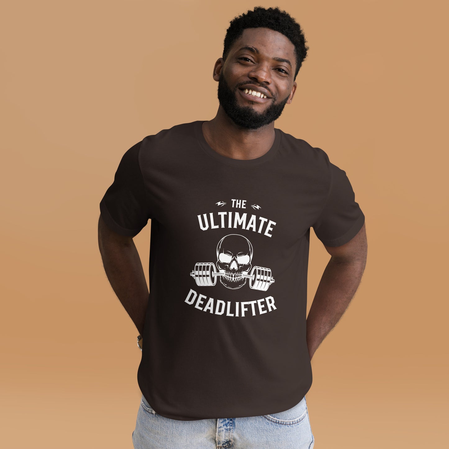 Unisex t-shirt Ultimate Deadlifter White print