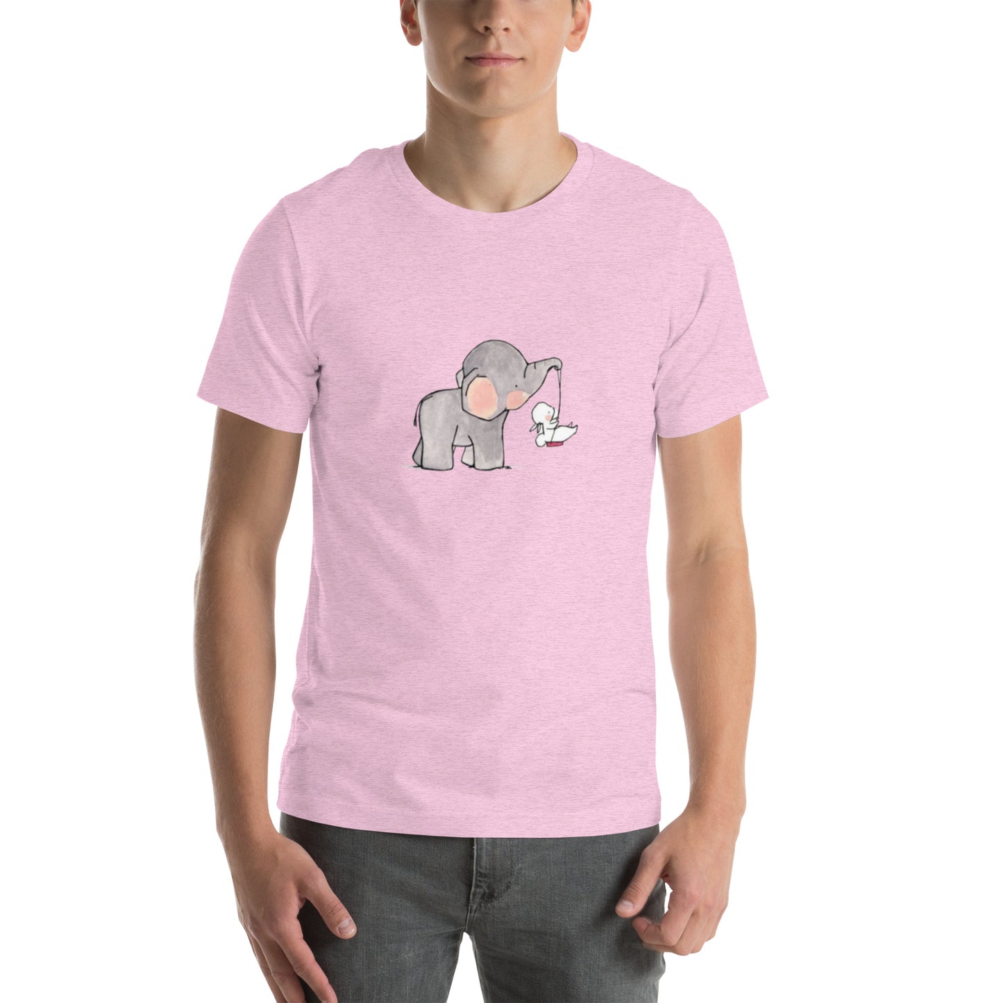 Unisex t-shirt Elephant draw