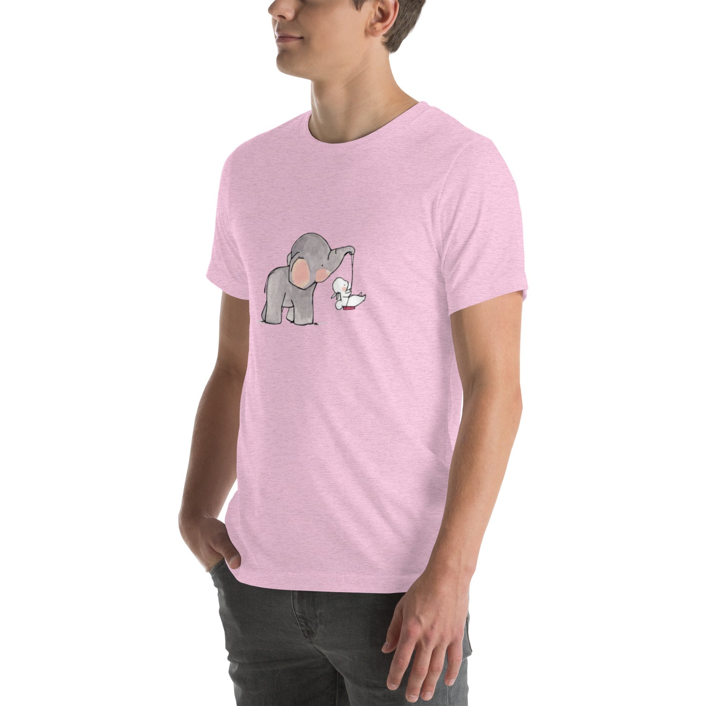 Unisex t-shirt Elephant draw